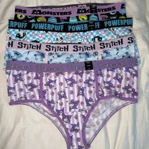 Torrid - 4 pairs panties - size 2